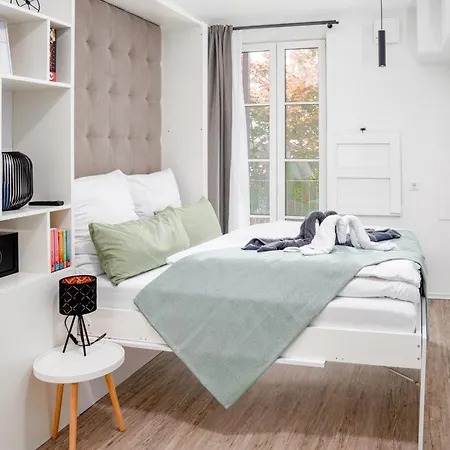 Danube - Self Checkin - Kueche - Smart Tv Apartmán