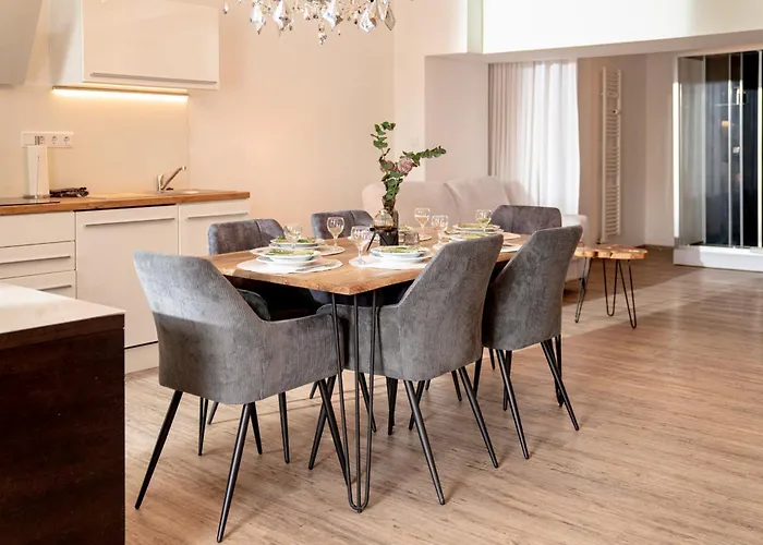 Appartement Danube - Self Checkin - Kueche - Smart Tv Passau