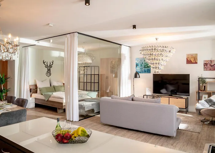 Appartement Danube - Self Checkin - Kueche - Smart Tv